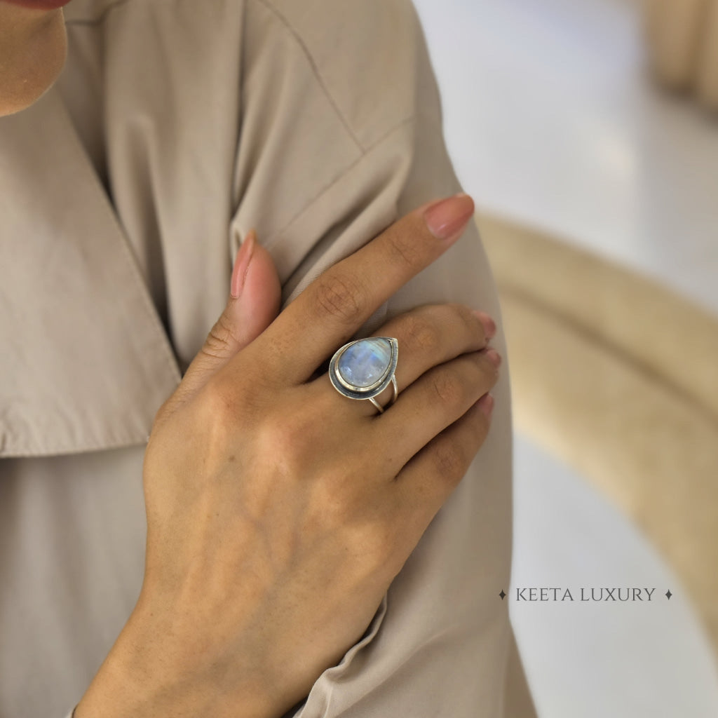 Lyrical - Moonstone Ring Rings
