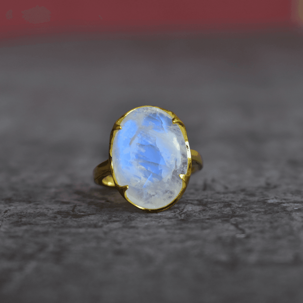 Majestic Monarch - Moonstone Ring -