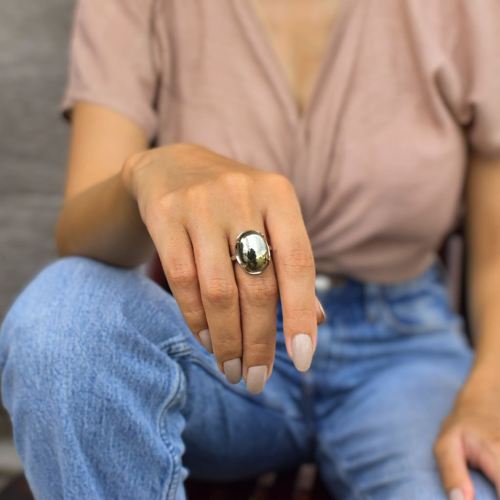 Majestic - Pyrite Ring Rings