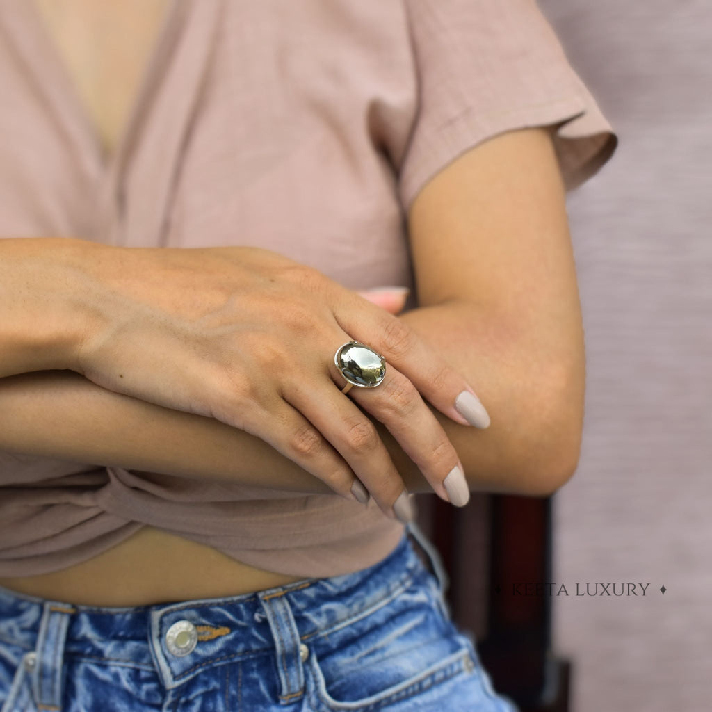 Majestic - Pyrite Ring Rings