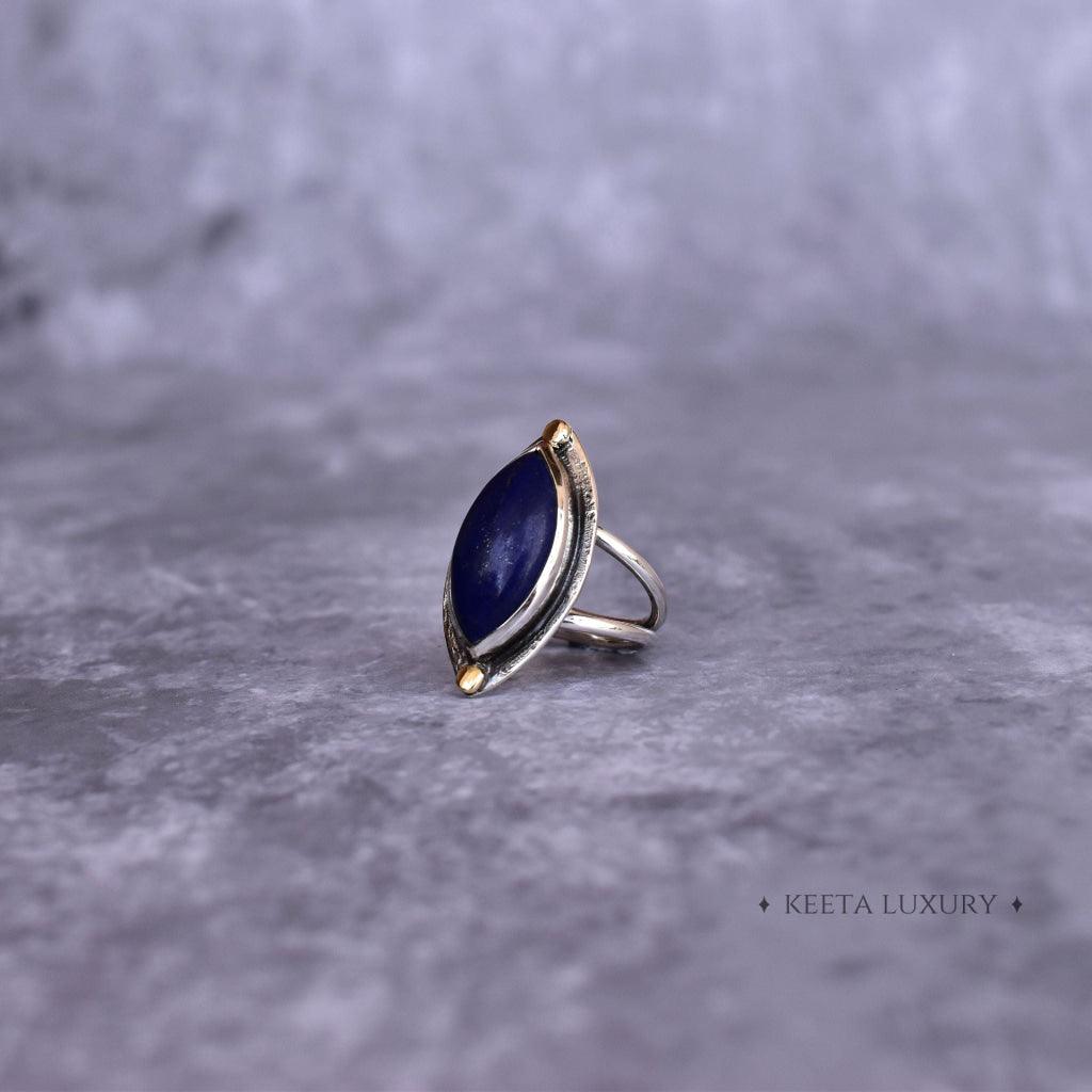 Marquise Beauty - Lapis Lazuli Ring -