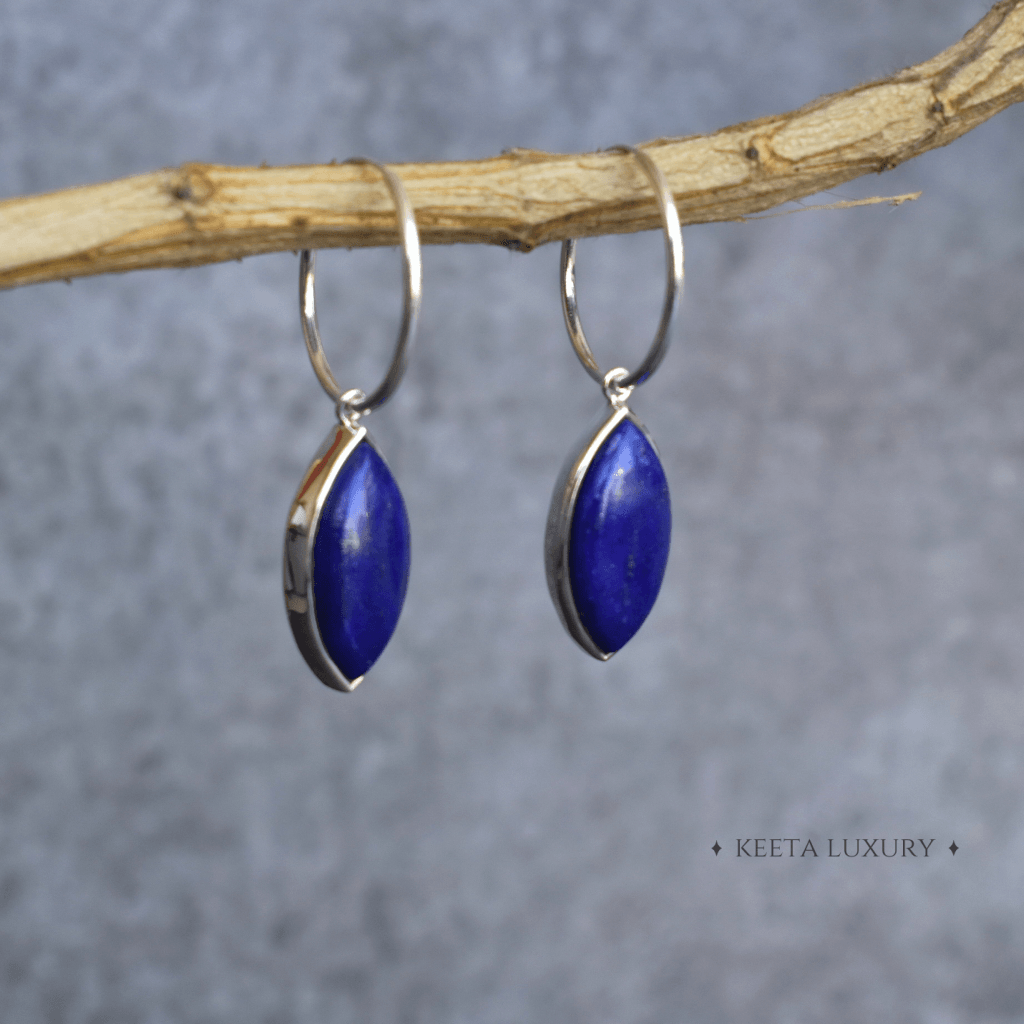 Marquise Swank - Lapis Lazuli Earrings -