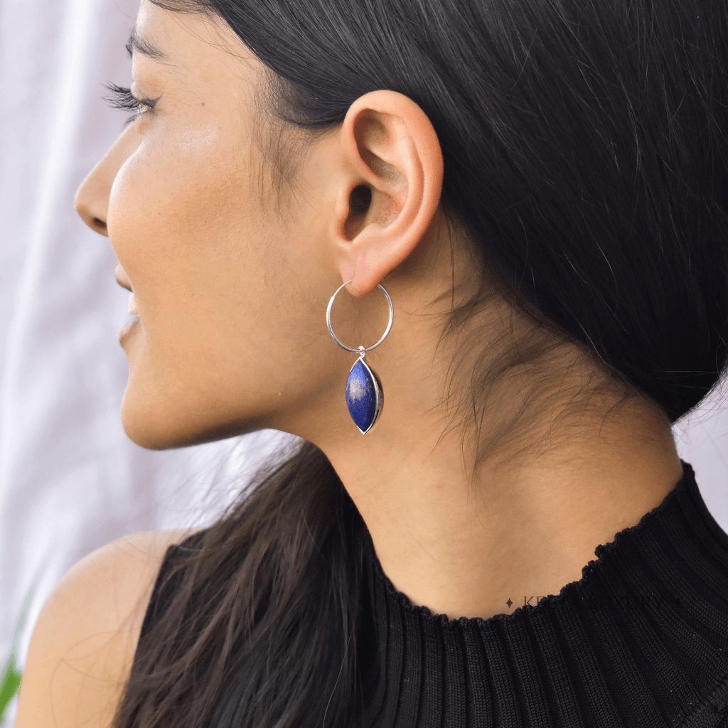 Marquise Swank - Lapis Lazuli Earrings -