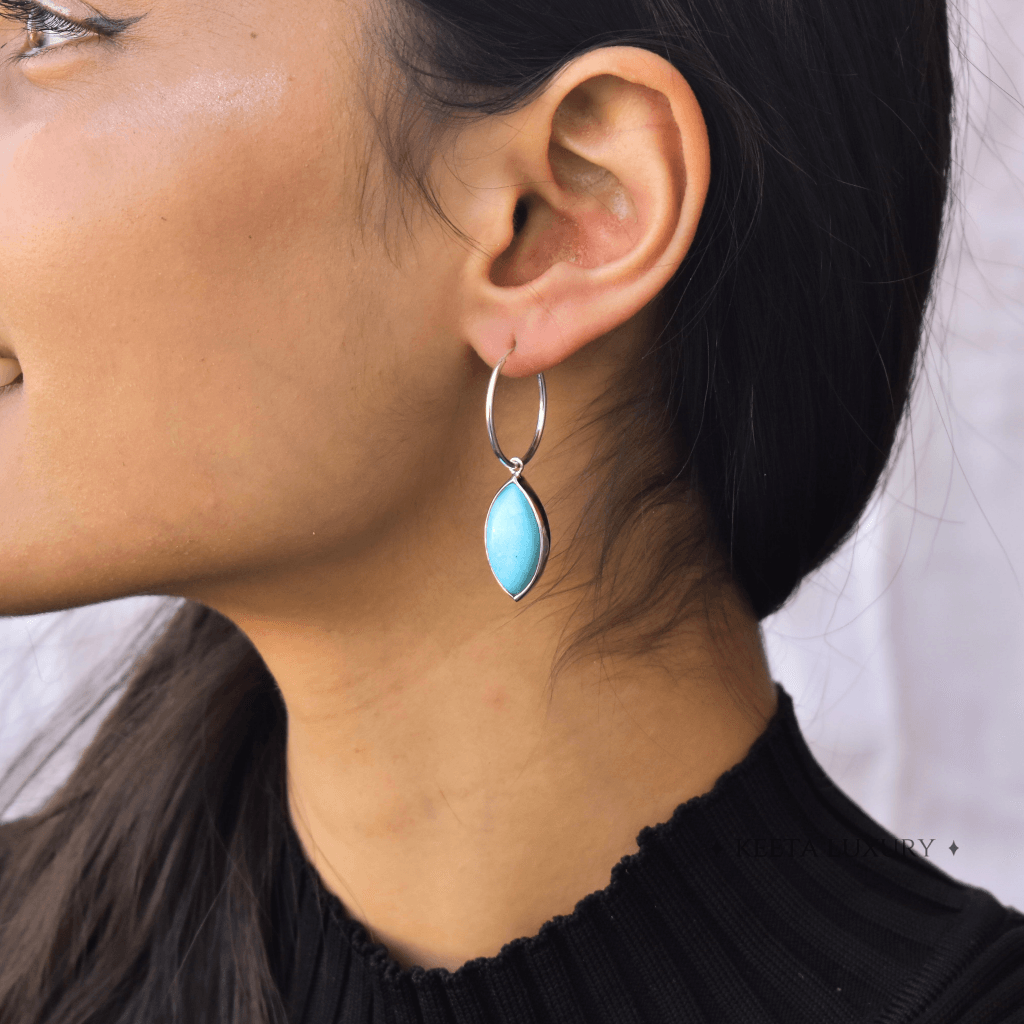 Marquise Swank - Turquoise Earrings -