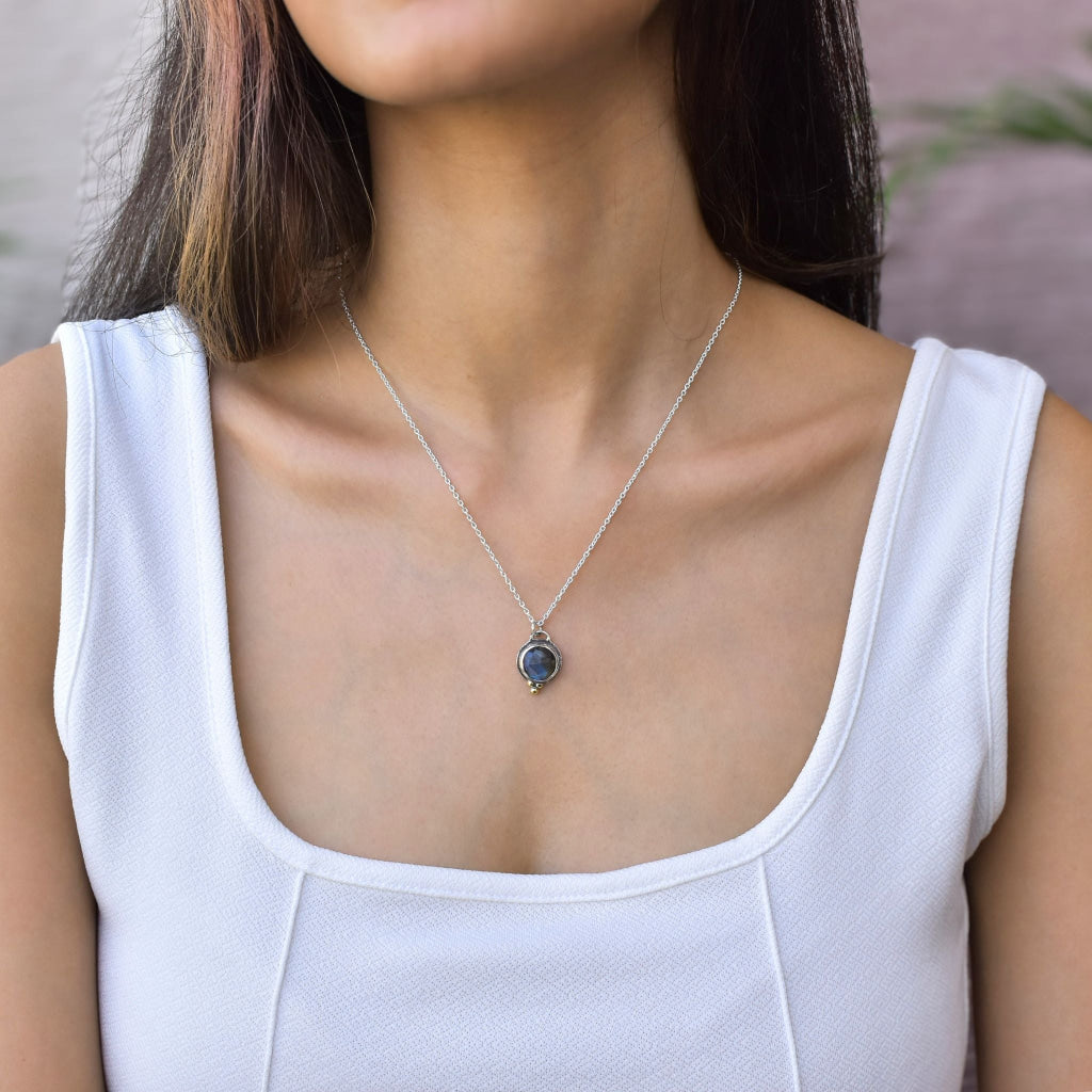 Modern Boho - Labradorite Necklace -