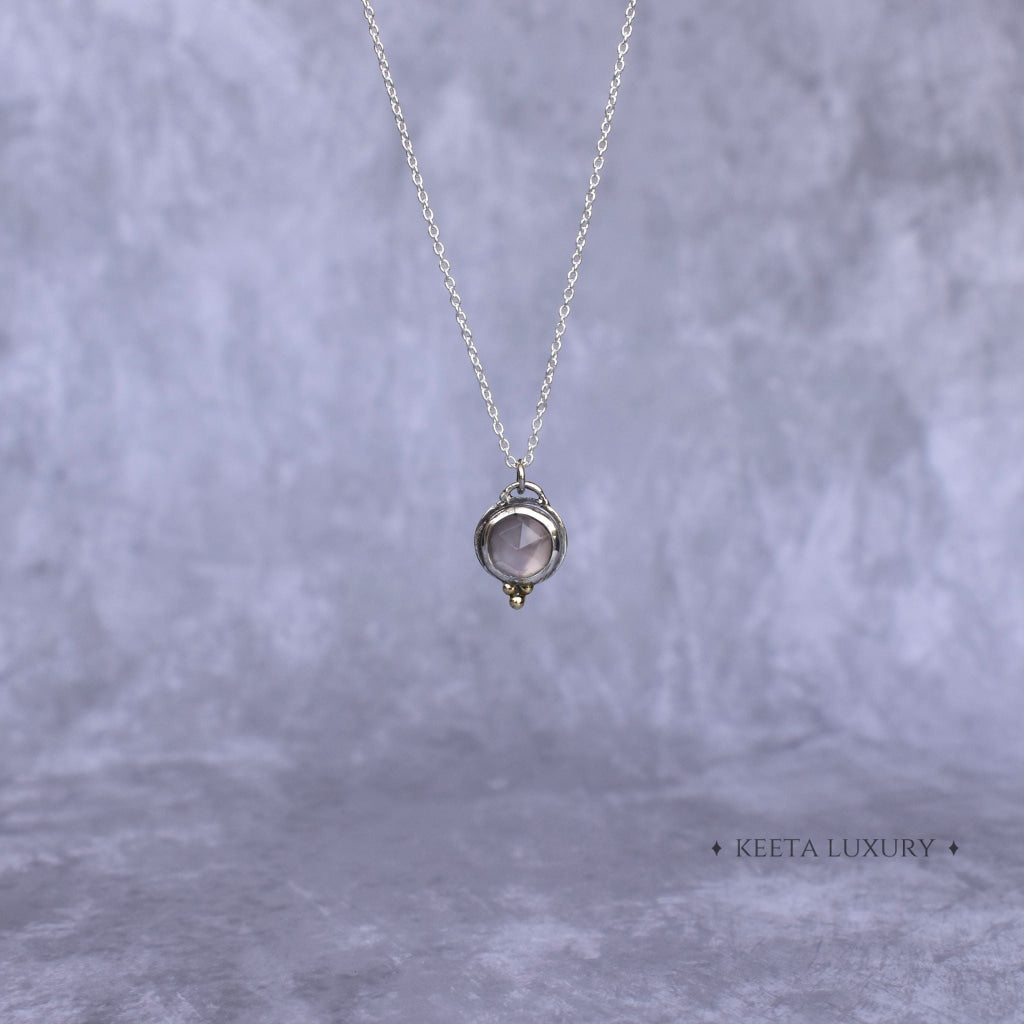 Modern Boho - Rose Quartz Necklace -