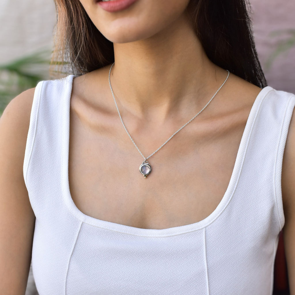 Modern Boho - Rose Quartz Necklace -