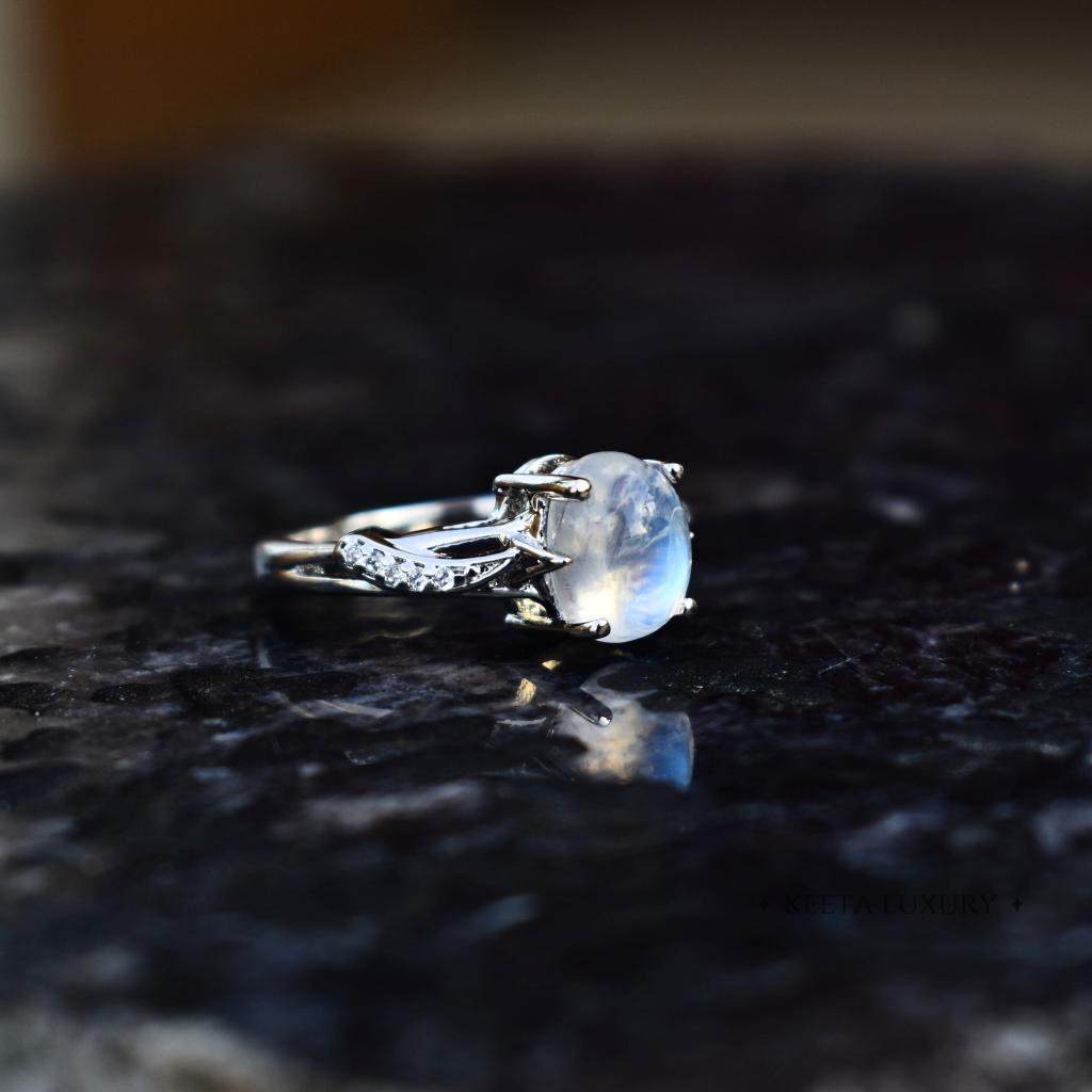 Mountain View - Moonstone Ring -