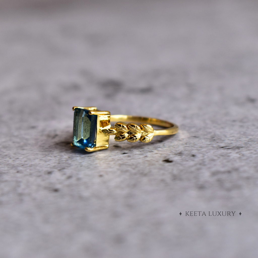 Nature's Blue - Topaz Ring -