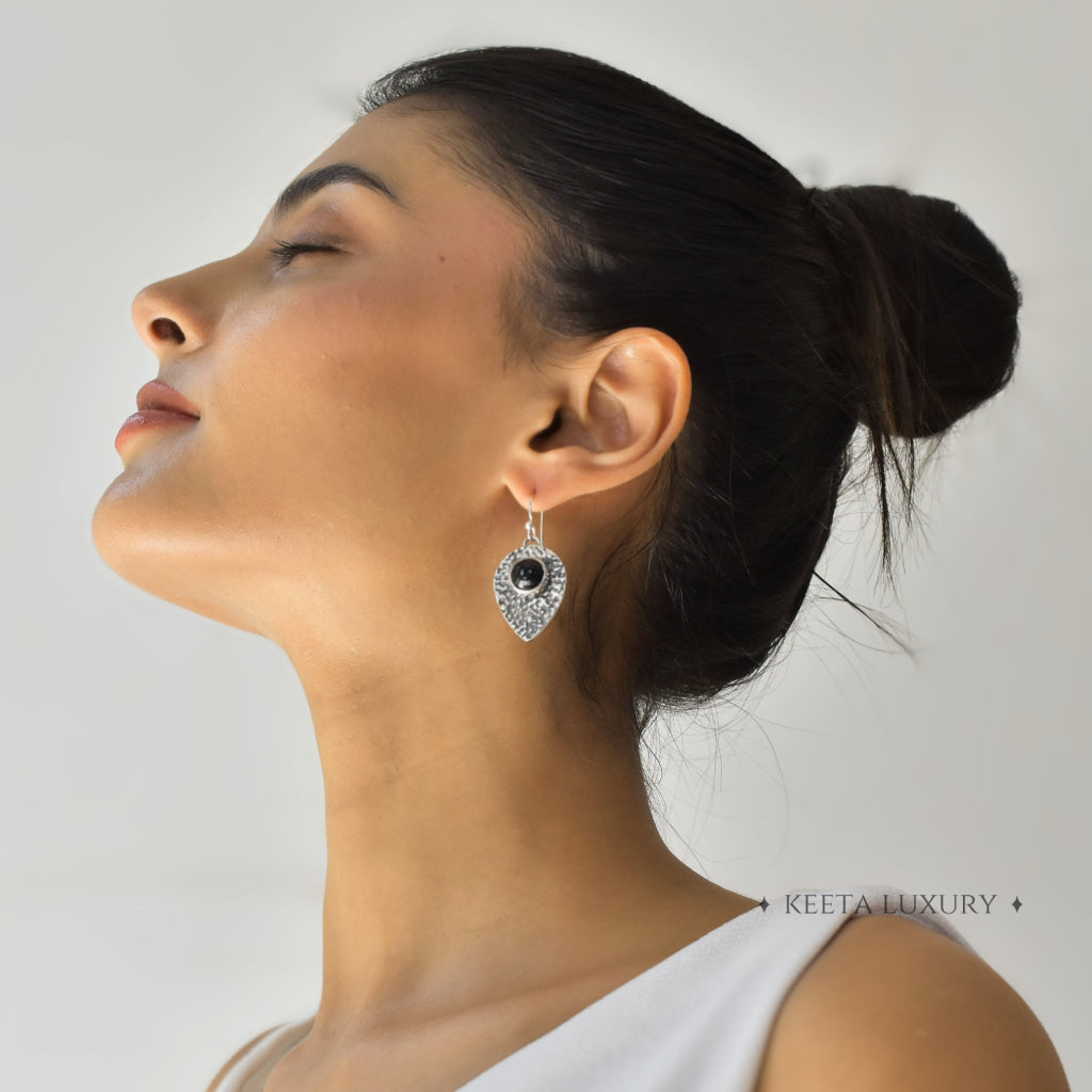 Pavo - Black Onyx Earrings Earrings
