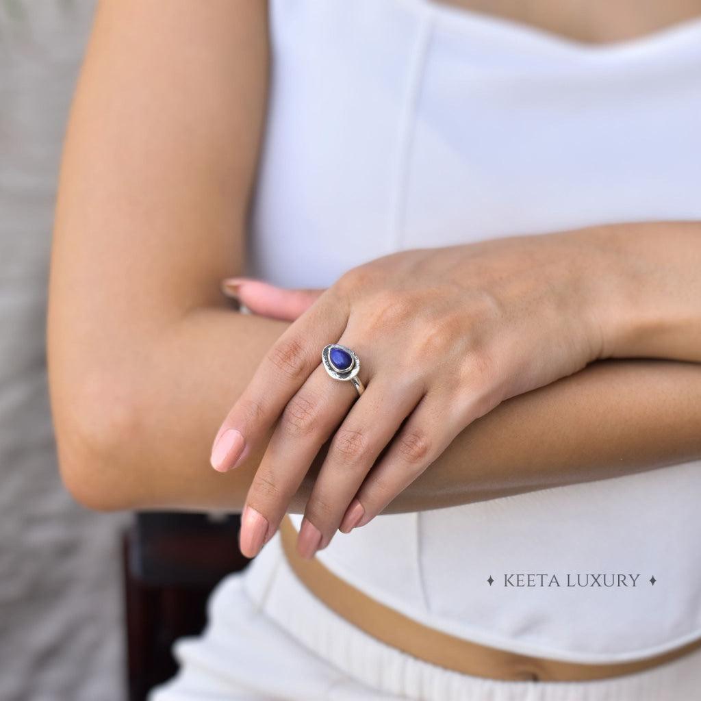 Pear Dream - Lapis Lazuli Ring -