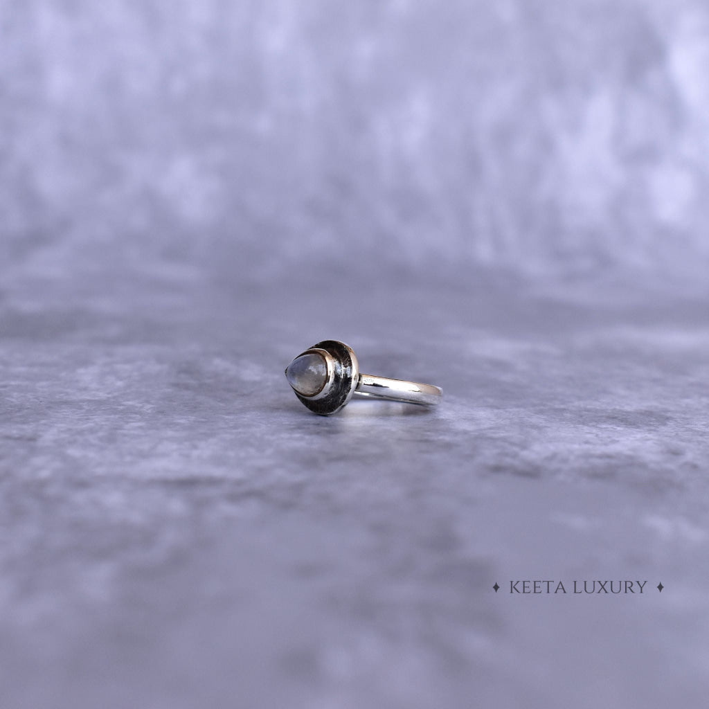 Pear Dreams - Moonstone Ring -