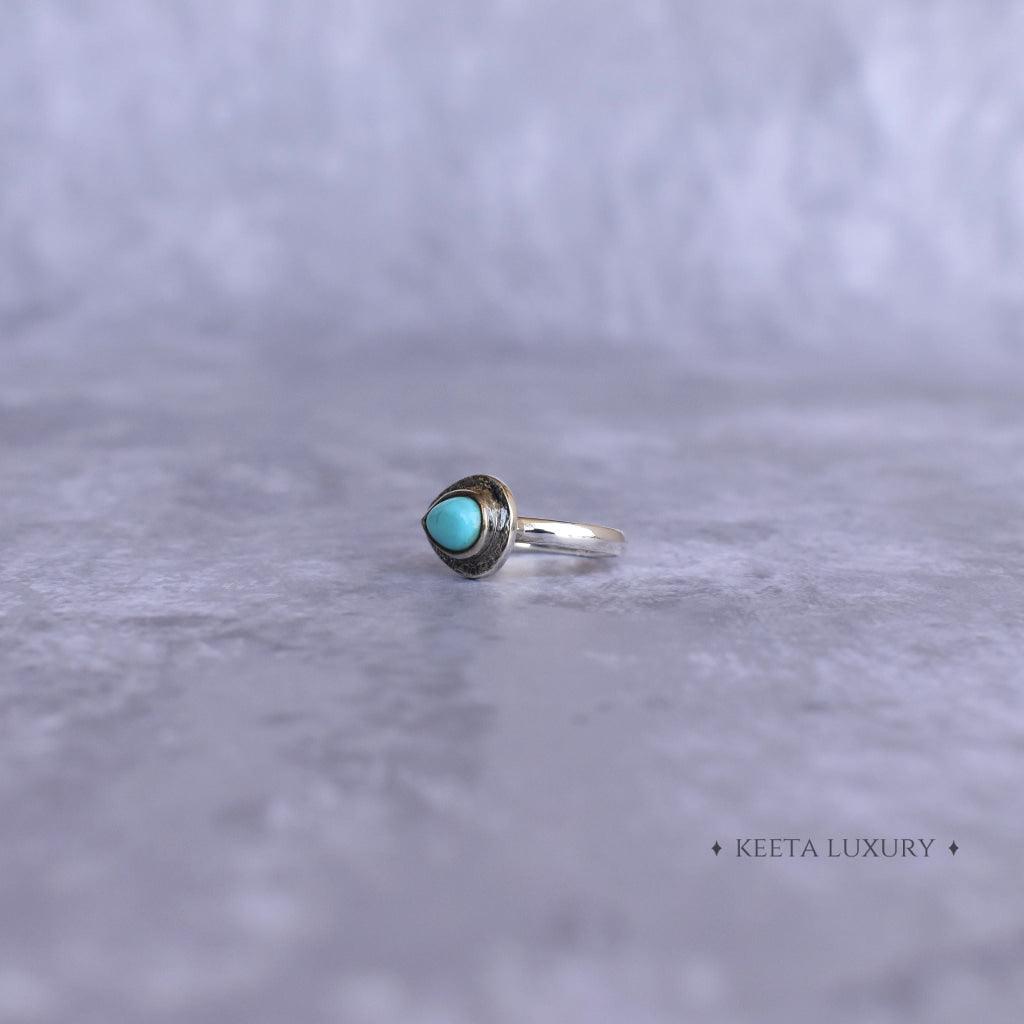 Pear Dreams - Turquoise Ring -