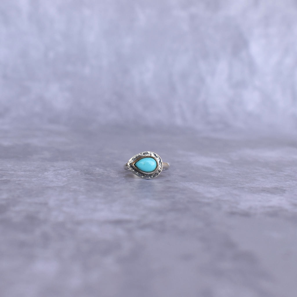 Pear Dreams - Turquoise Ring -