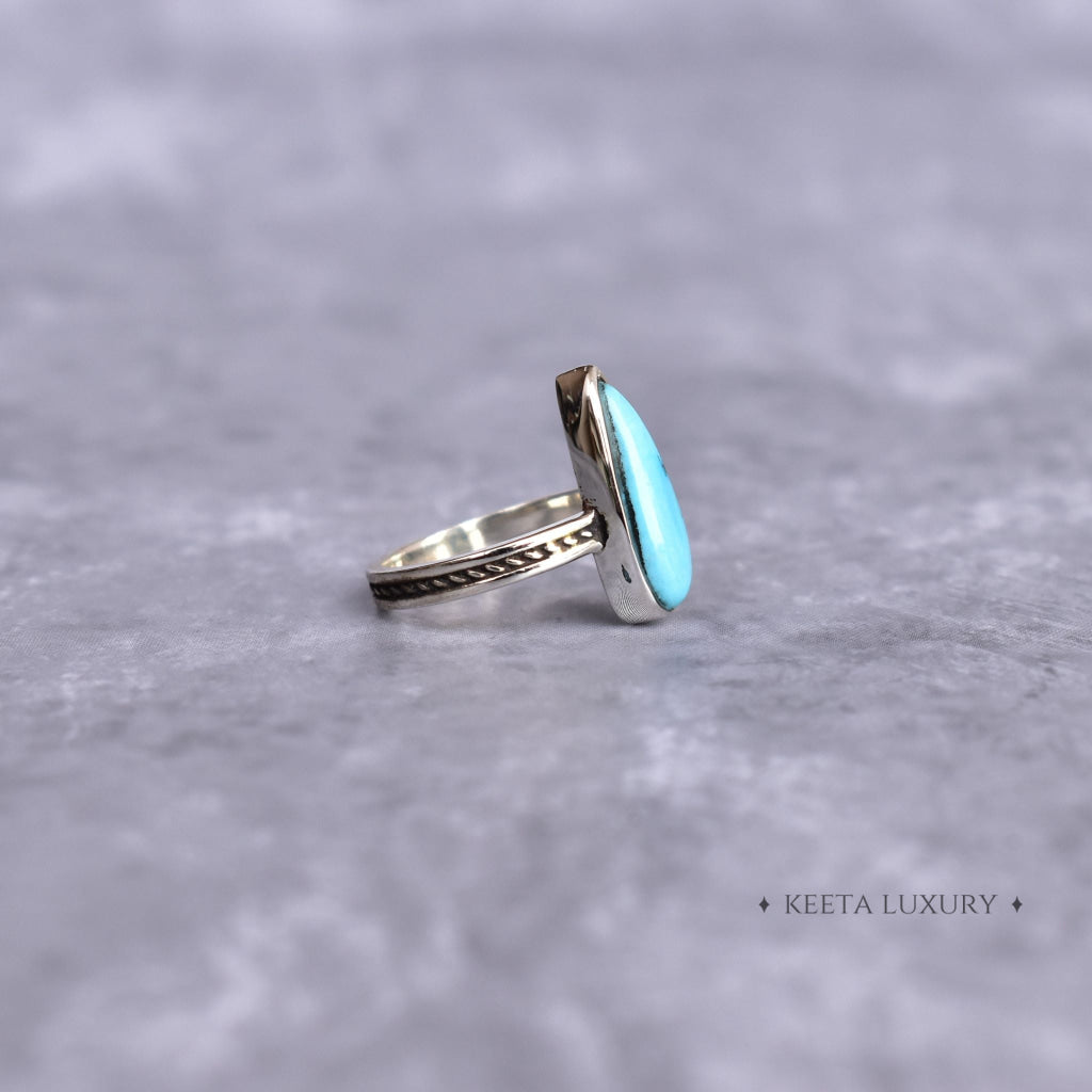 Pear Fantasy - Turquoise Ring -