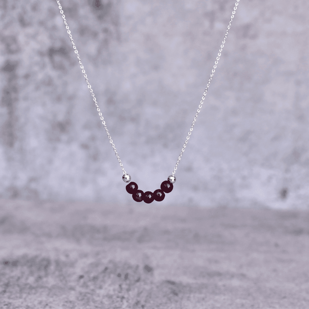 Pink Passion - Garnet Necklace -