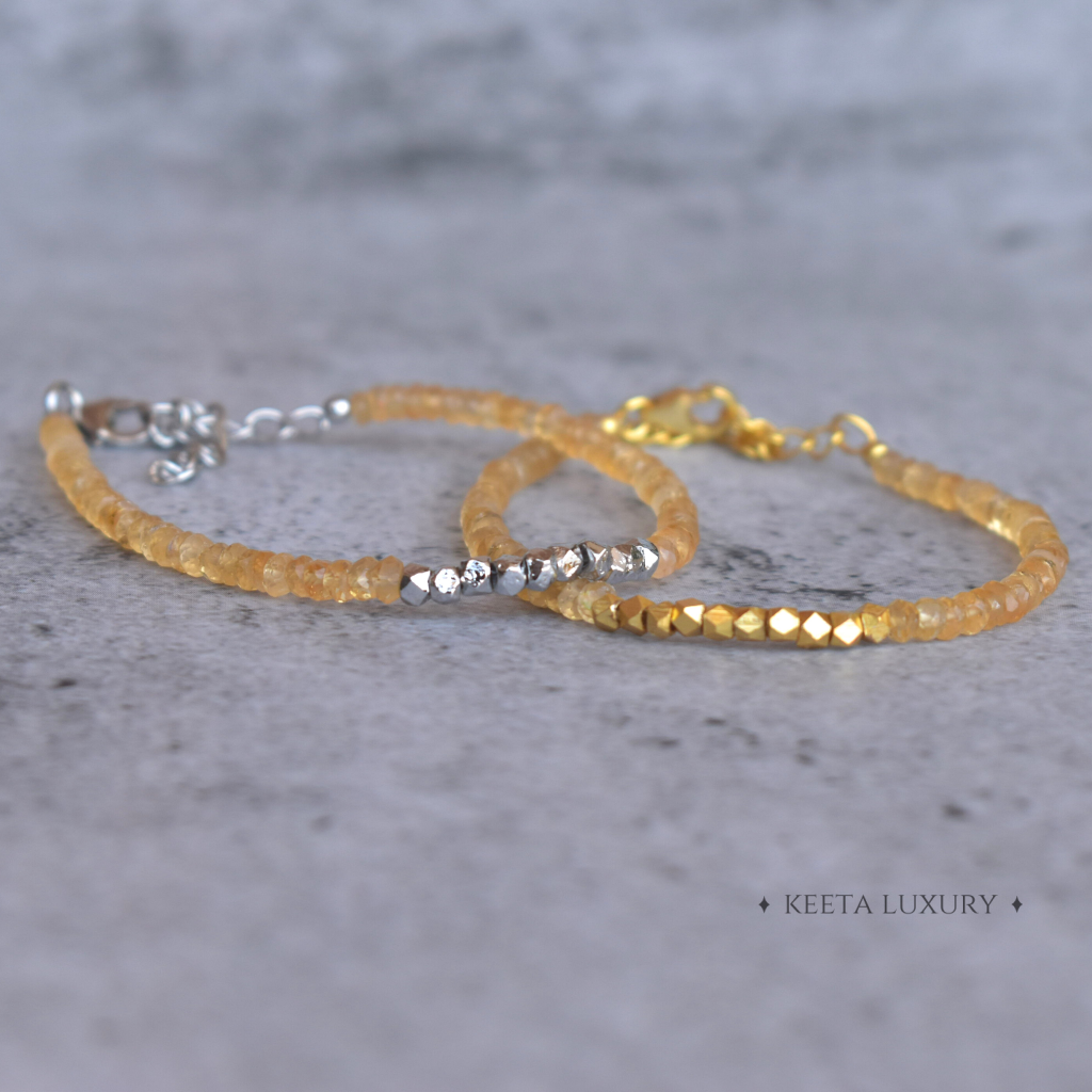 Positivity & Optimism - Citrine Bracelets -