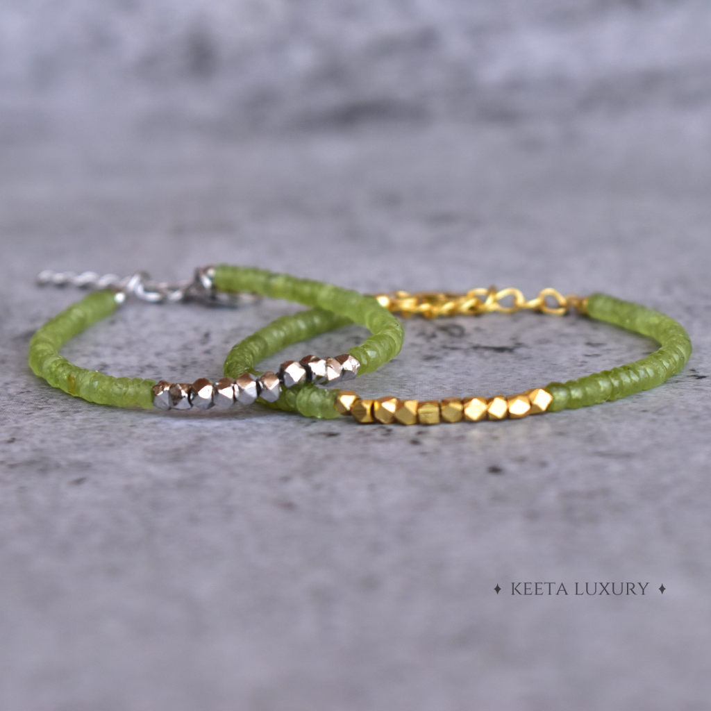 Prosperity - Peridot Bracelets -