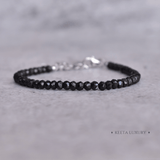 Protection - Black Onyx Bracelets Silver Bracelets
