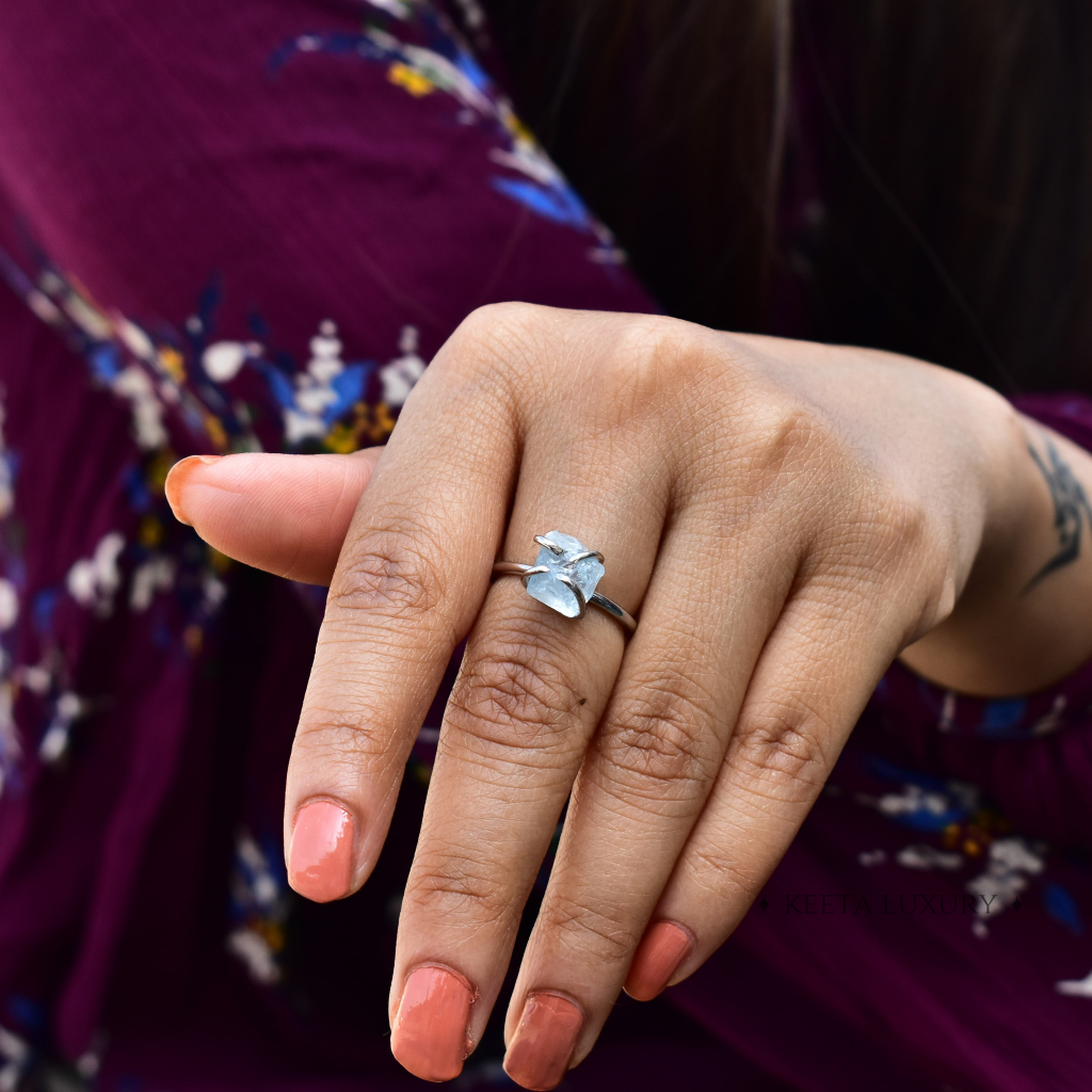 Pure Energy - Aquamarine Ring -