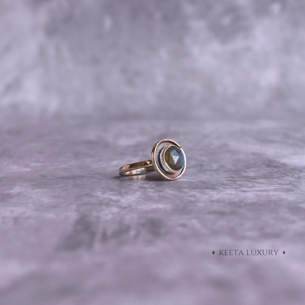 Purity Orb - Labradorite Ring Rings