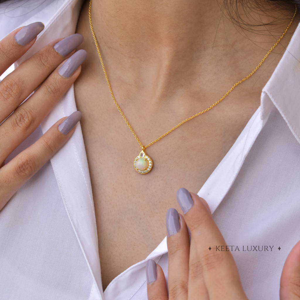 Radiance - Opal Necklace -