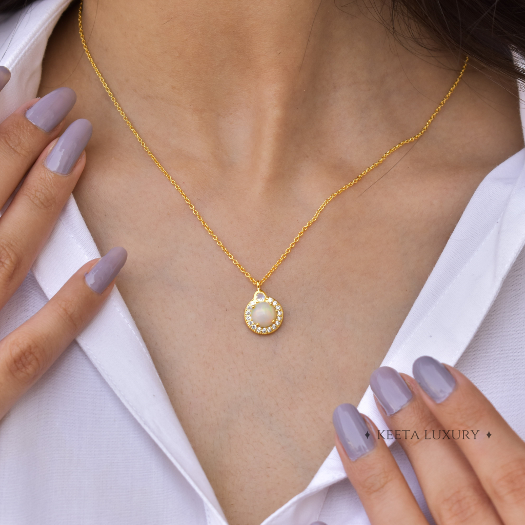 Radiance - Opal Necklace -