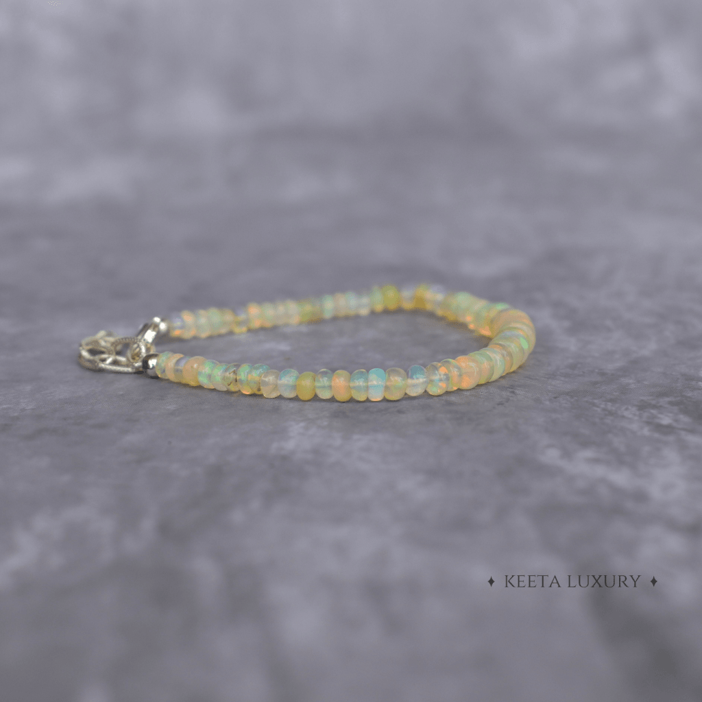 Rainbow Serenity - Opal Bracelet -