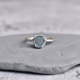 Raw Beauty - Aquamarine Ring - KEETA LUXURY