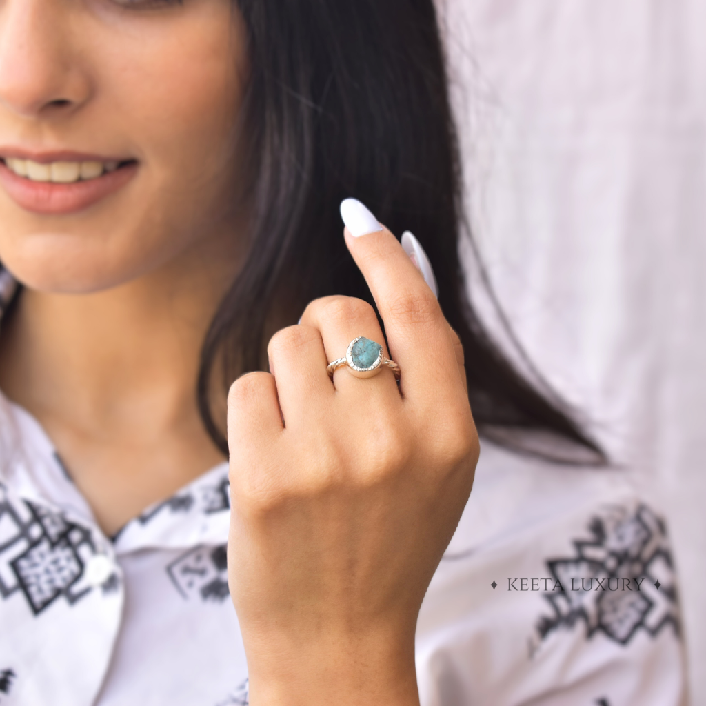 Raw Beauty - Turquoise Ring -