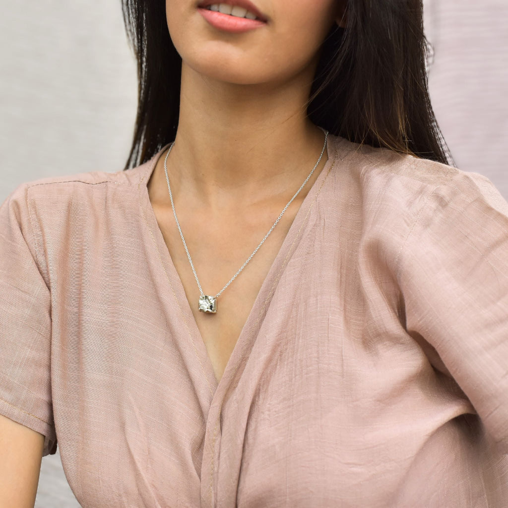 Raw Elegance - Pyrite Necklace Necklaces
