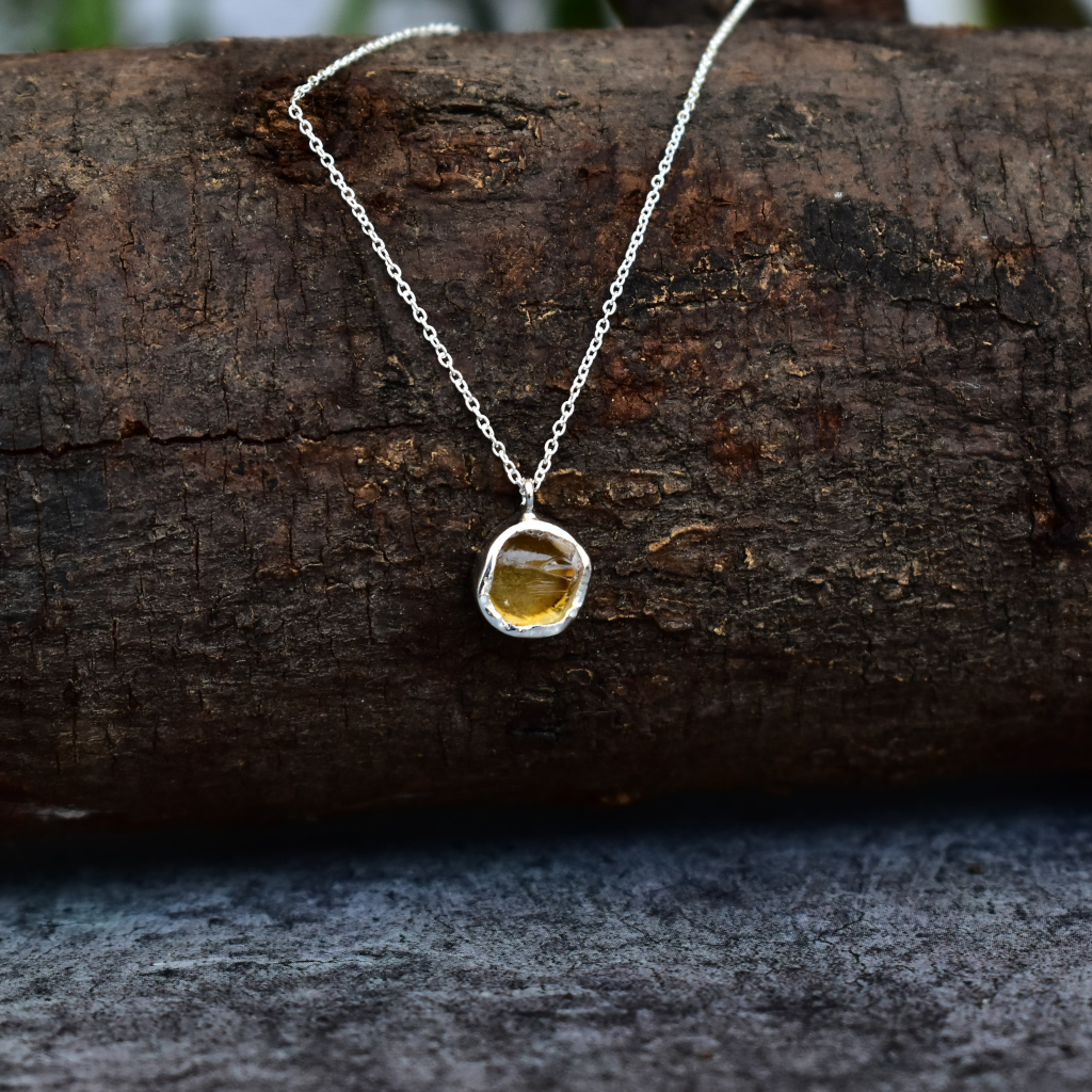 Rawnetic - Citrine necklace -