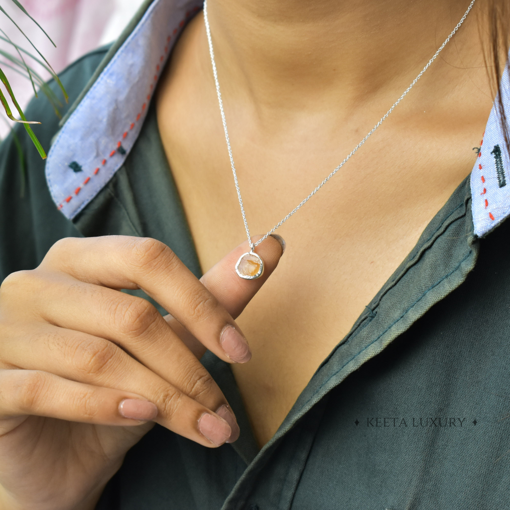 Rawnetic - Citrine necklace -