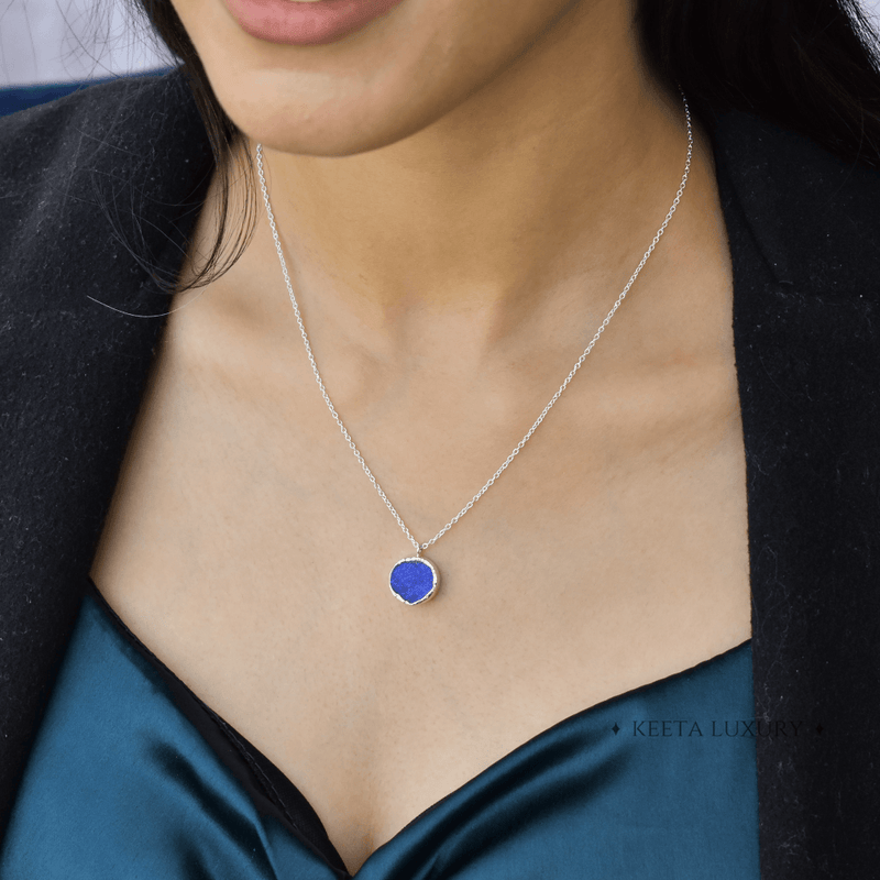 Rawnetic - Lapis Lazuli Necklace 20 Inches Necklace