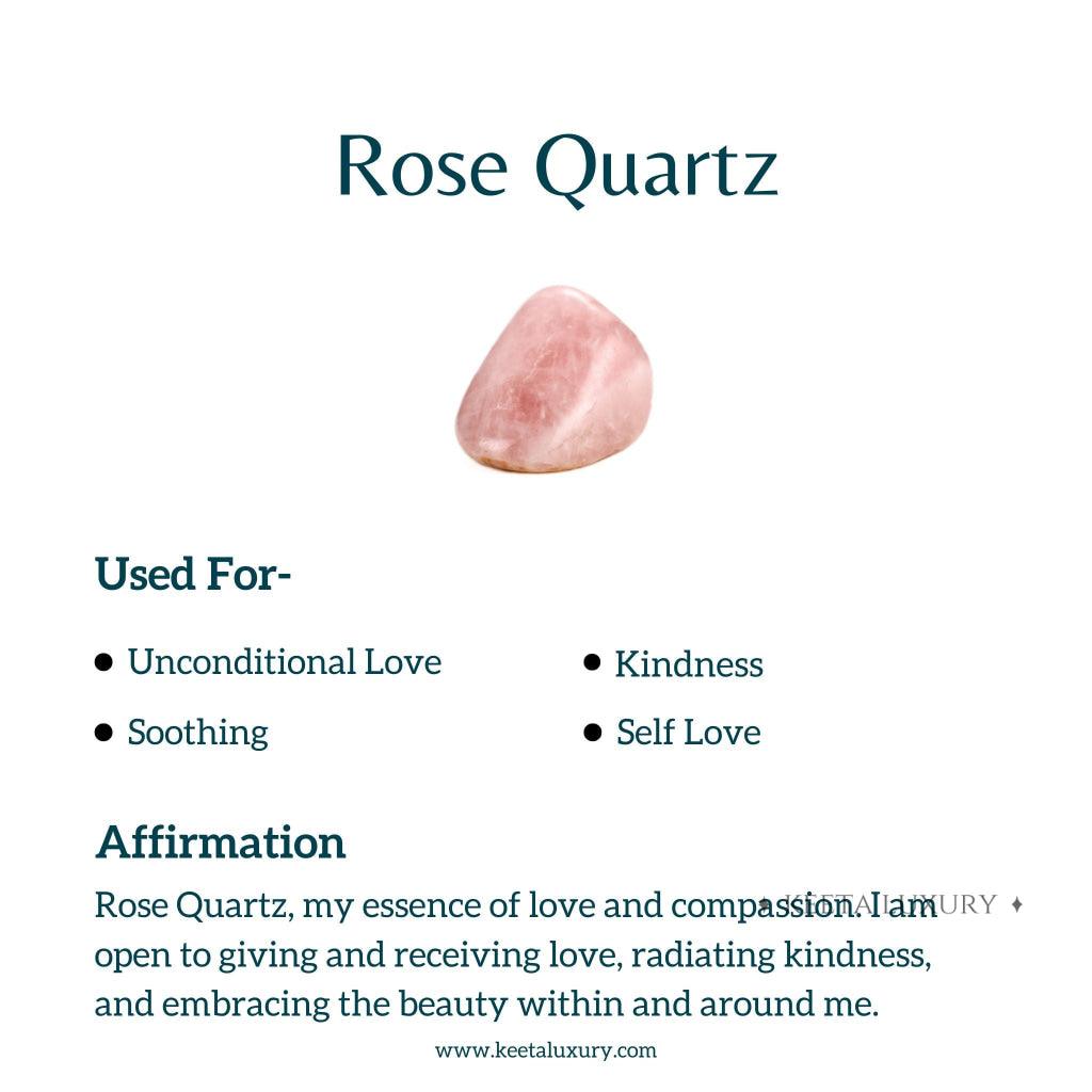 Rawnetic - Rose quartz necklace -