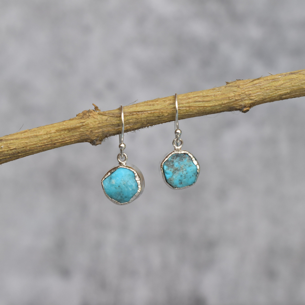 Rawnetic - Turquoise Earrings -