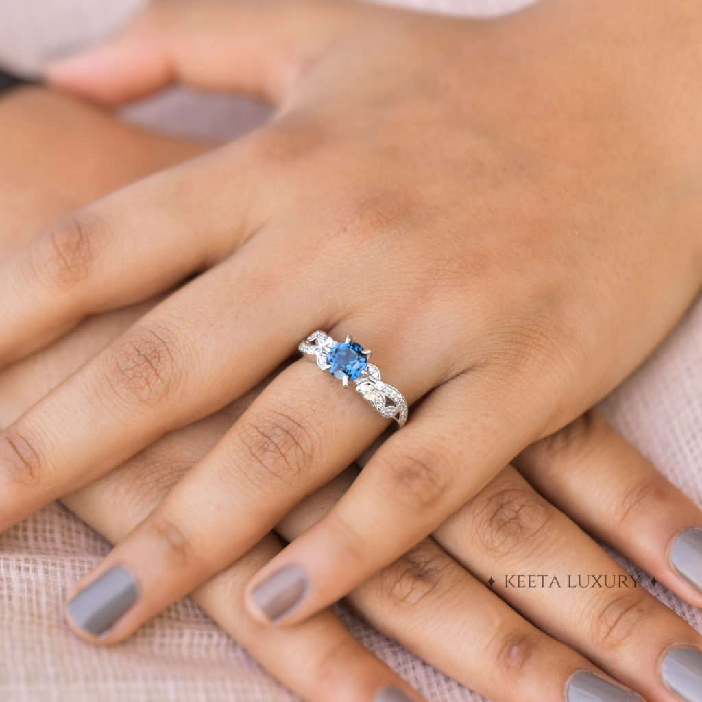 Regal Treasure - Blue Topaz Ring -