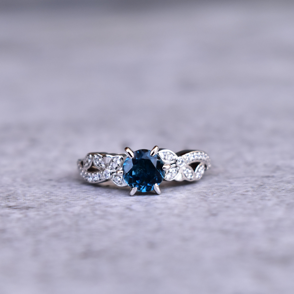 Regal Treasure - Blue Topaz Ring -