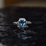 Rustic Charm - Blue Topaz Ring - KEETA LUXURY