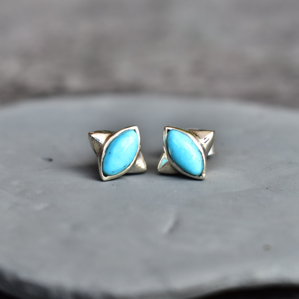 Shield Guardian - Turquoise Studs -