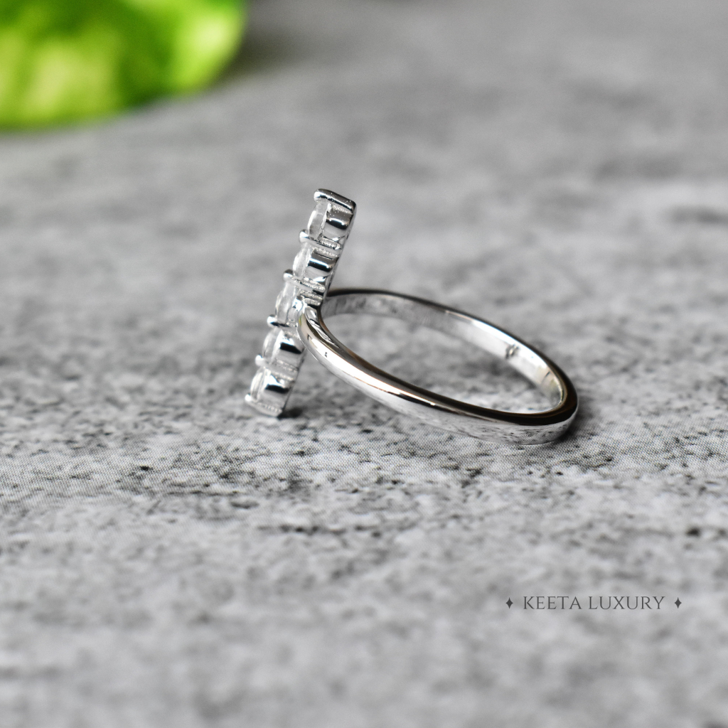 Simple Serenity - Moonstone Ring -