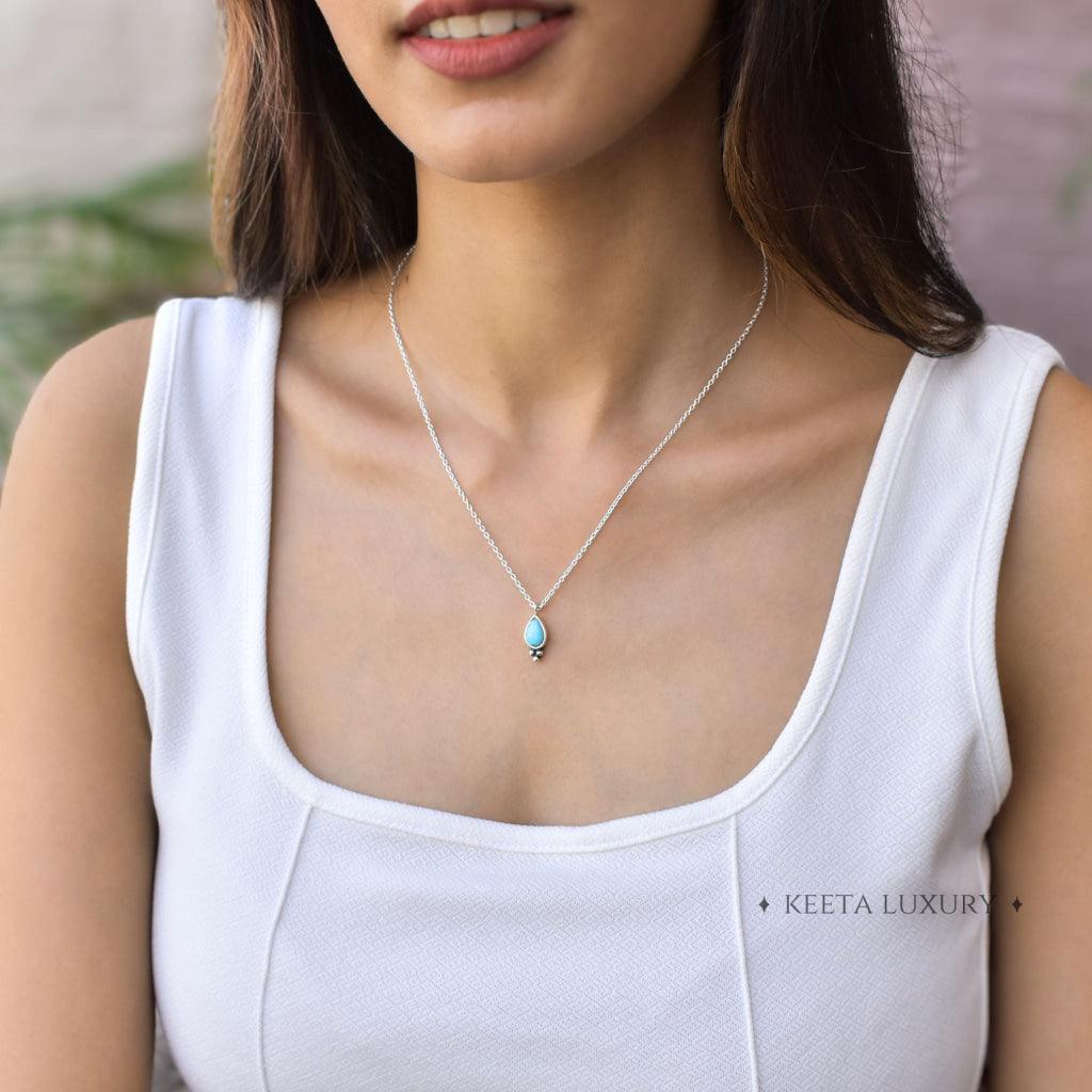Simplicity Spell - Turquoise Necklace -