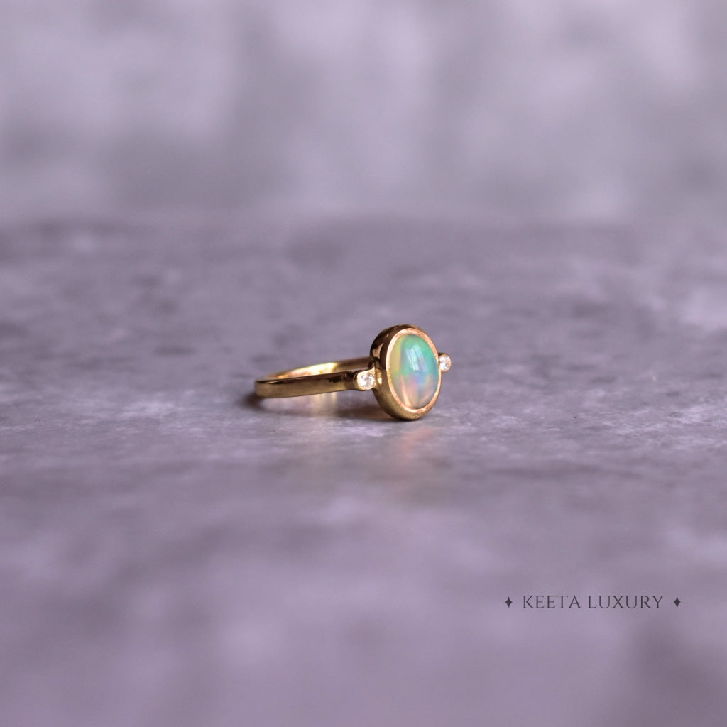 Solara - Opal Ring Rings