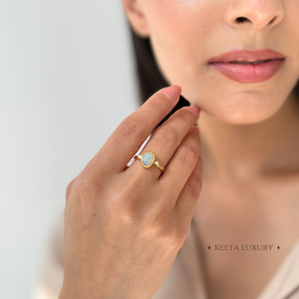 Solara - Opal Ring Rings