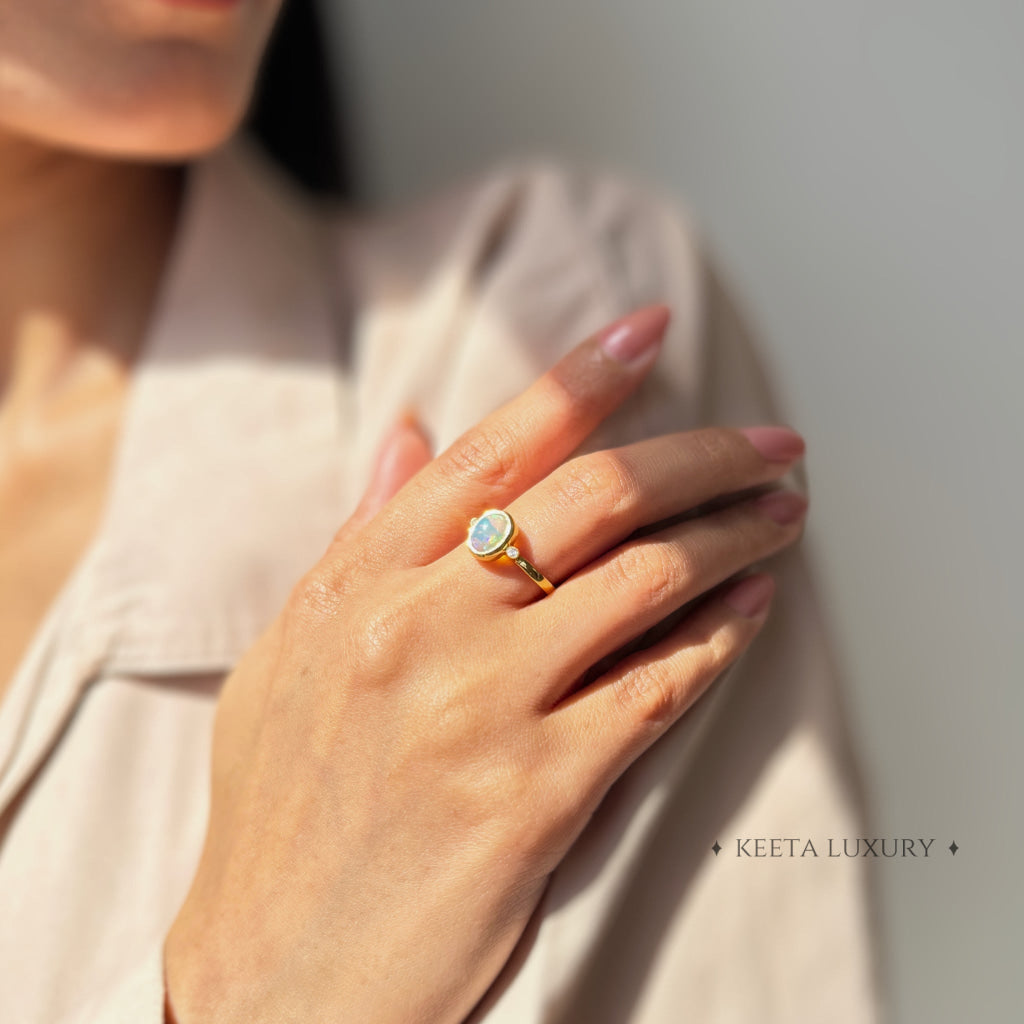 Solara - Opal Ring Rings