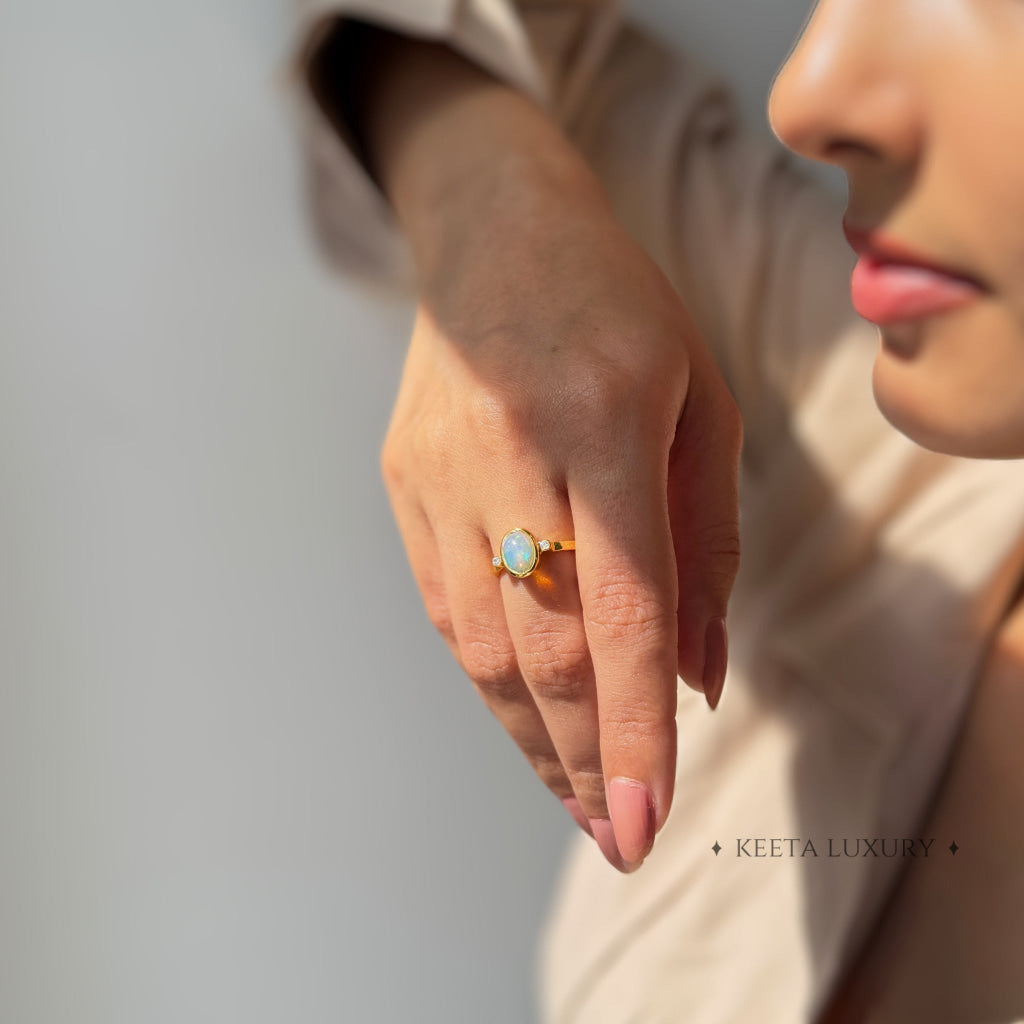 Solara - Opal Ring Rings