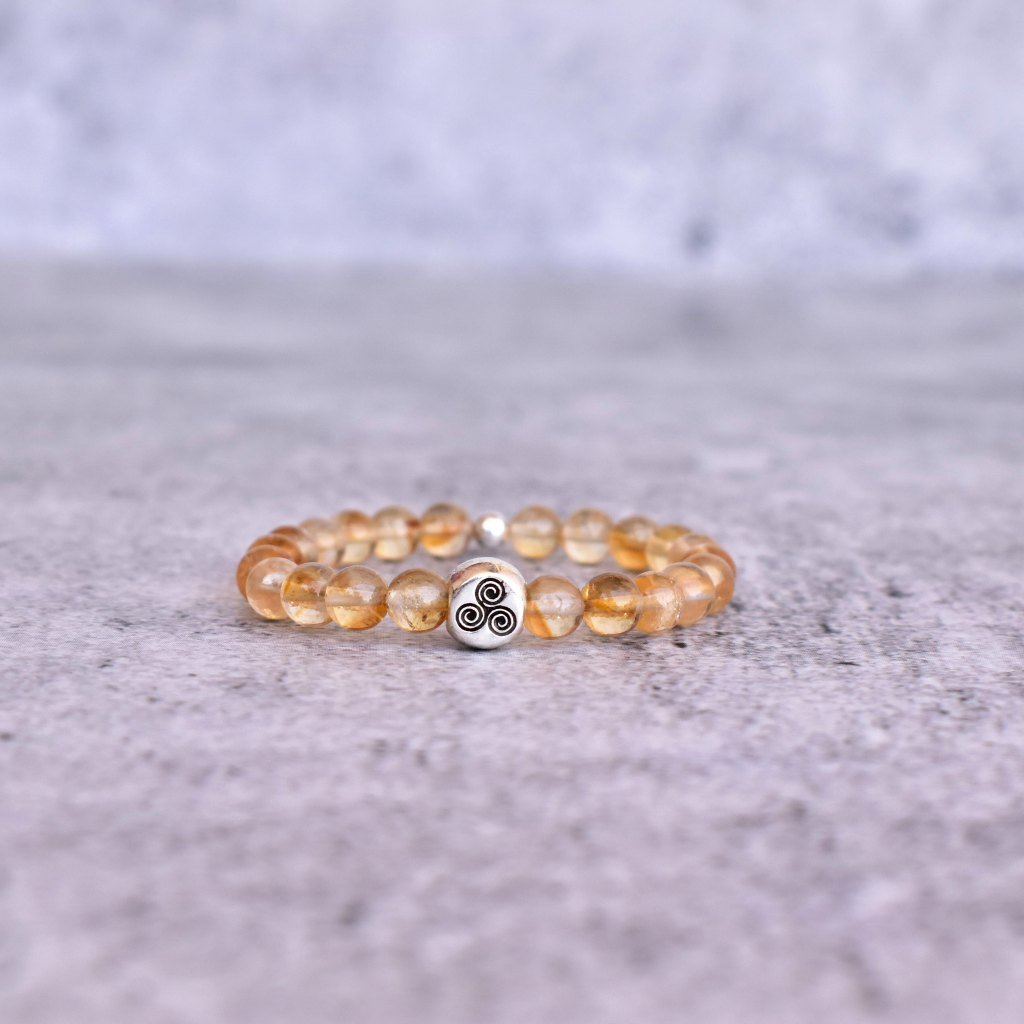 Spiral Serenity - Citrine Bracelets -