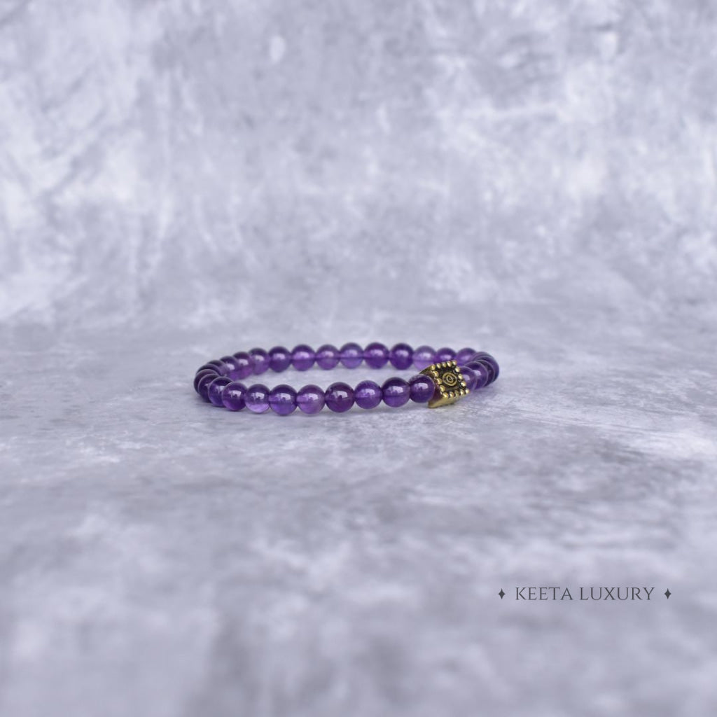 Spiritual - Evil Eye Amethyst Bracelets Bracelets