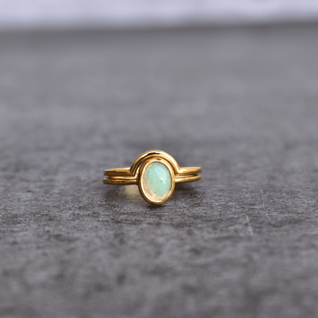 Stackable Bundle - Opal Ring -