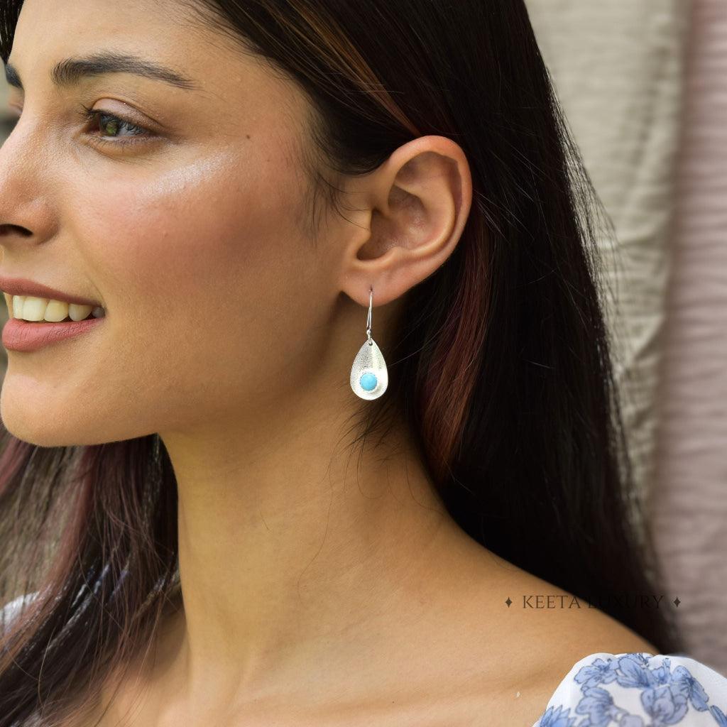 Subtle Elegance - Turquoise Earrings -